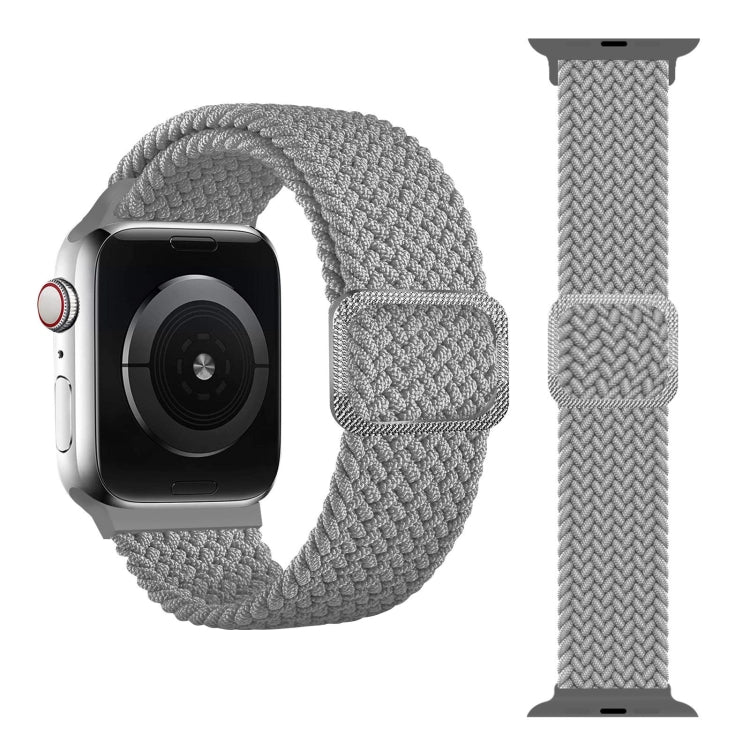 Buckle Braided Elastic Strap Watch Band For Apple Watch Series 9&8&7 41mm / SE 3&SE 2&6&SE&5&4 40mm / 3&2&1 38mm(Rainbow Color), For Apple Watch Series 8&7 41mm / SE 2&6&SE&5&4 40mm / 3&2&1 38mm
