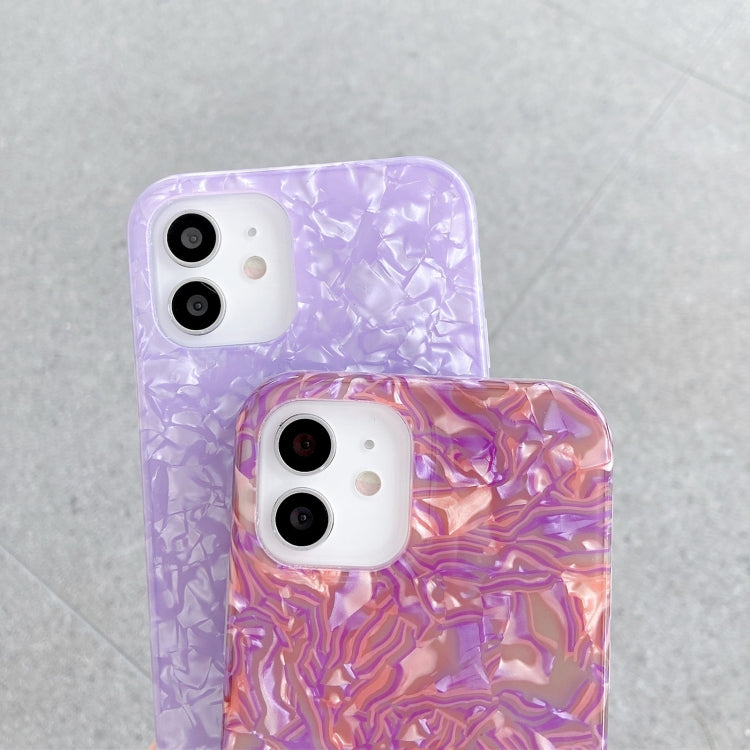 Shell Texture IMD Half-coverage TPU Protective Case, For iPhone 11, For iPhone 11 Pro, For iPhone 11 Pro Max, For iPhone 12 mini, For iPhone 12 / 12 Pro, For iPhone 12 Pro Max