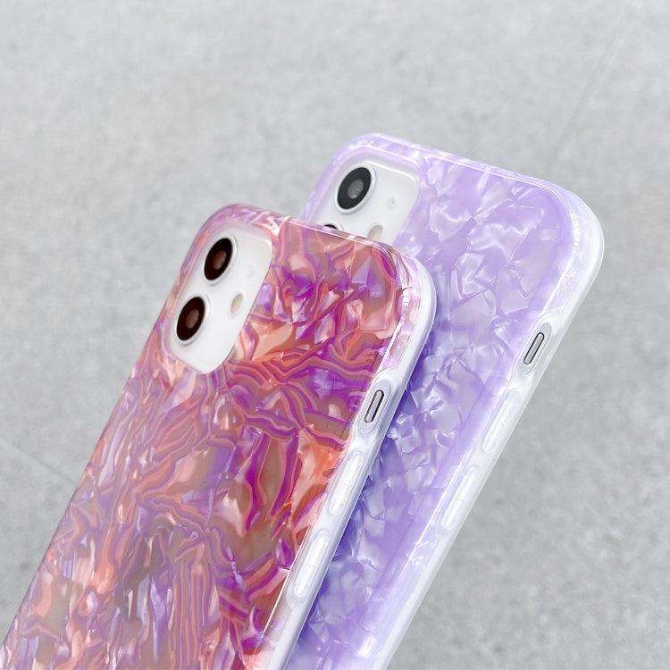 Shell Texture IMD Half-coverage TPU Protective Case, For iPhone 11, For iPhone 11 Pro, For iPhone 11 Pro Max, For iPhone 12 mini, For iPhone 12 / 12 Pro, For iPhone 12 Pro Max
