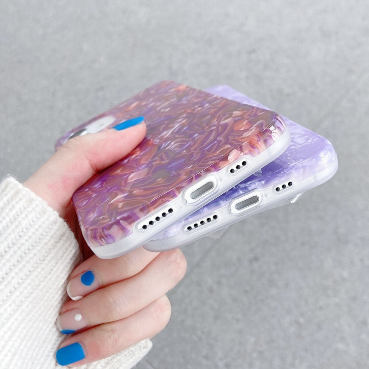 Shell Texture IMD Half-coverage TPU Protective Case, For iPhone 11, For iPhone 11 Pro, For iPhone 11 Pro Max, For iPhone 12 mini, For iPhone 12 / 12 Pro, For iPhone 12 Pro Max