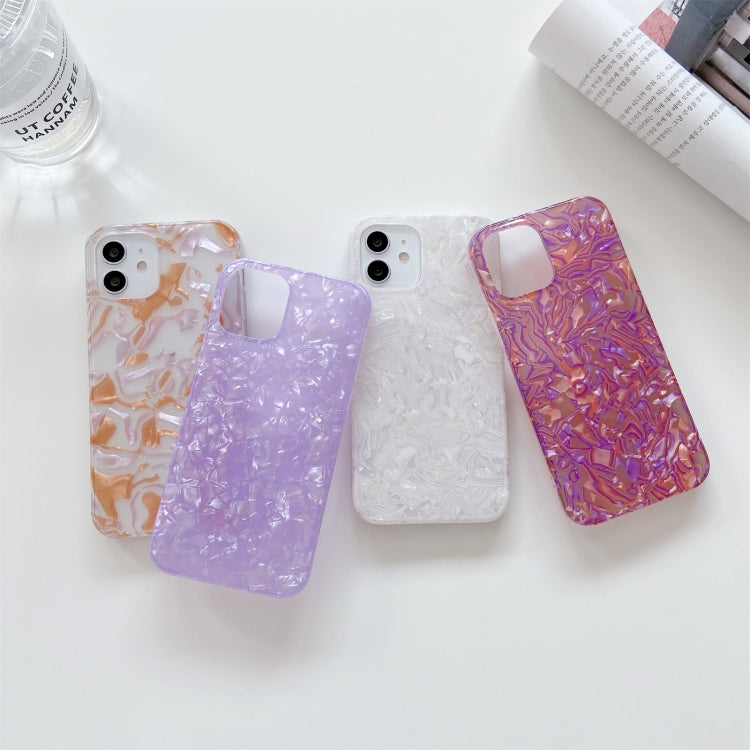 Shell Texture IMD Half-coverage TPU Protective Case, For iPhone 11, For iPhone 11 Pro, For iPhone 11 Pro Max, For iPhone 12 mini, For iPhone 12 / 12 Pro, For iPhone 12 Pro Max