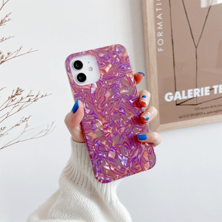 Shell Texture IMD Half-coverage TPU Protective Case, For iPhone 11, For iPhone 11 Pro, For iPhone 11 Pro Max, For iPhone 12 mini, For iPhone 12 / 12 Pro, For iPhone 12 Pro Max