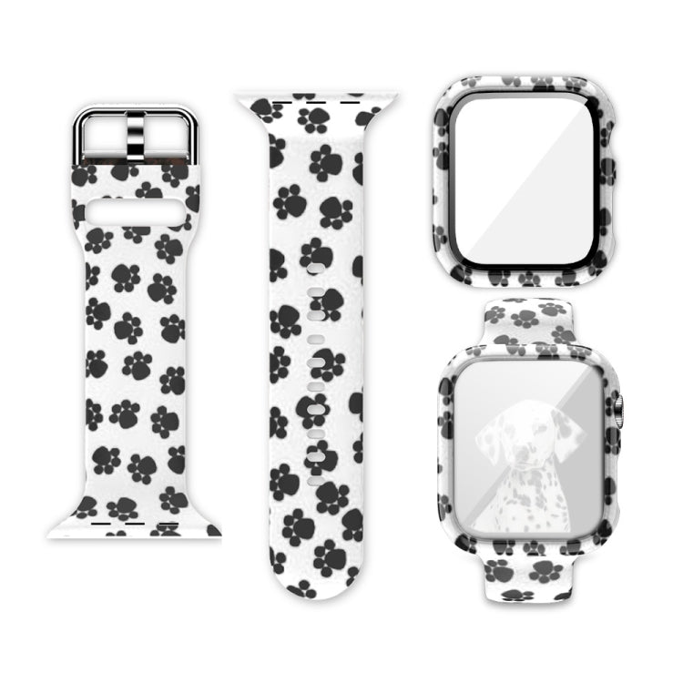 Silicone Printing Integrated Replacement Watch Case Watchband, For Apple Watch Series 3 & 2 & 1 42mm