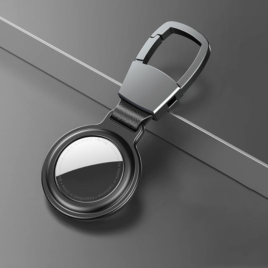 Durable metal AirTag case with impact-resistant aluminum alloy construction