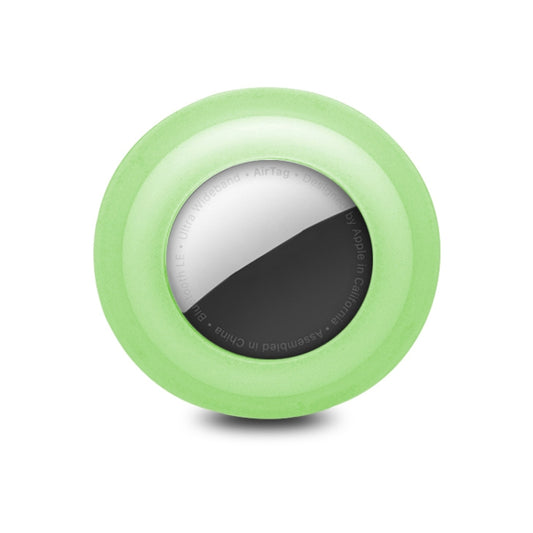 Anti-scratch silicone AirTag case detail with smooth finish and protective bumpers
