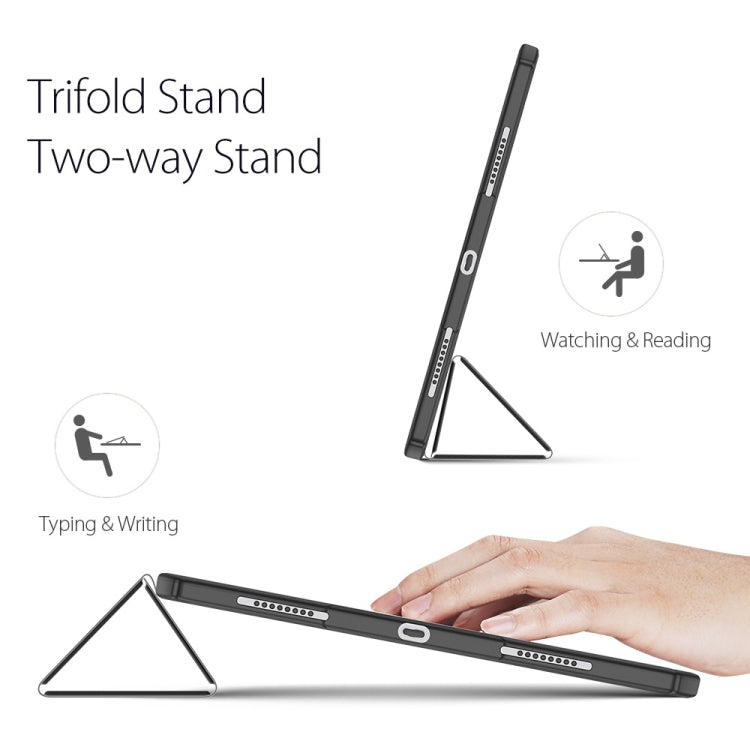 Étui à rabat horizontal antichoc DUX DUCIS TOBY en cuir PU + PC + TPU avec support, emplacement pour stylo et fonction veille/réveil, pour iPad Pro 11 (2022/2021/2020) et iPad Pro 12.9 (2022/2021/2020).