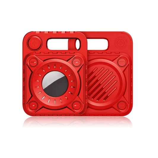 Shockproof armor shell case featuring punk-style design and key loop attachment