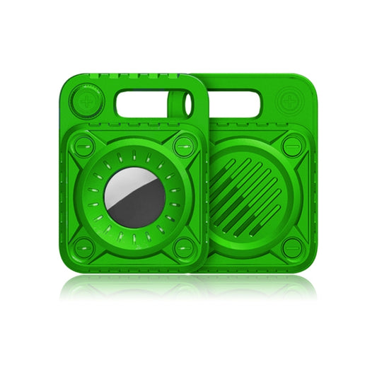 Anti-scratch TPU cover with secure keychain hook for Apple AirTag protection