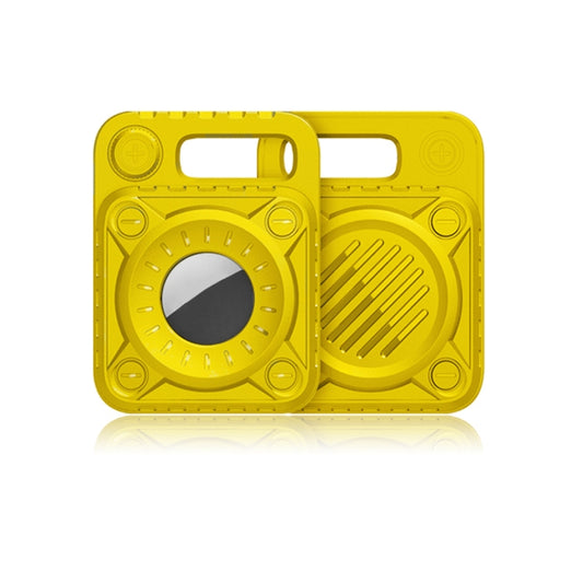 Durable punk armor protective case with keyring clip for AirTag accessories