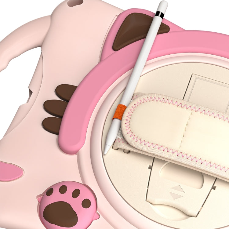 Étui de protection antichoc en EVA pour enfants, motif chat mignon, avec support, bandoulière et poignée, pour iPad mini 5/4/3/2/1