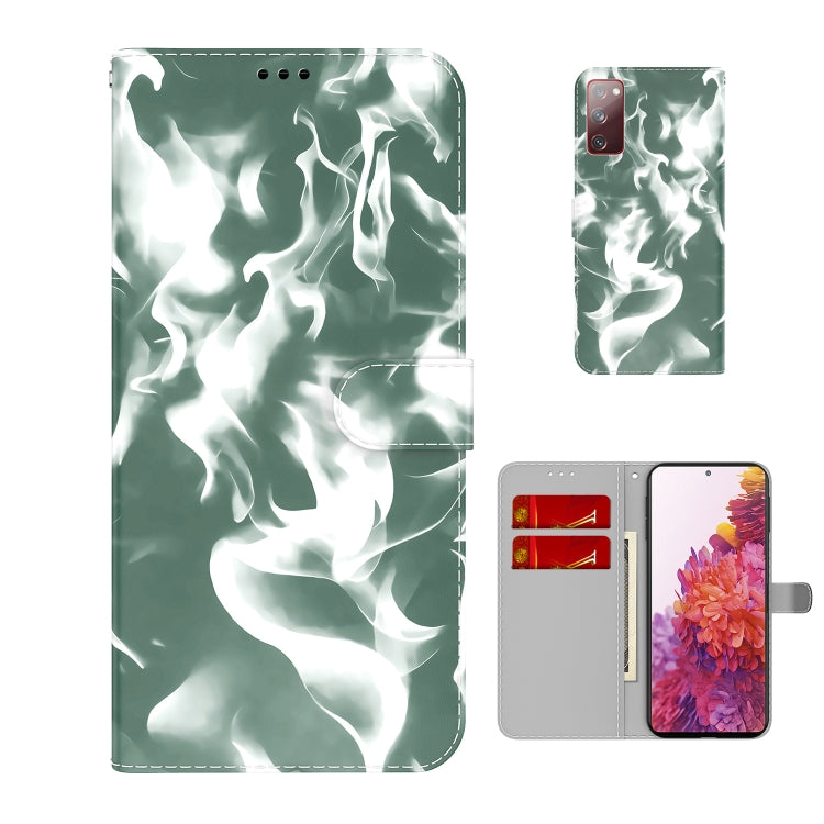 For Samsung Galaxy S20 FE Cloud Fog Pattern Horizontal Flip Leather Case with Holder & Card Slot & Wallet (Black), For Samsung Galaxy S20 FE