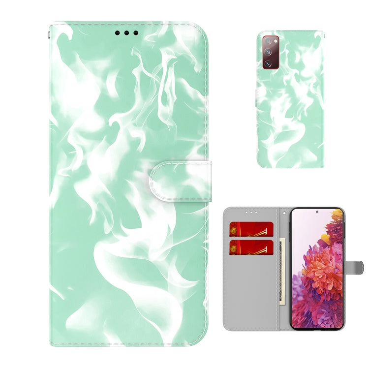 For Samsung Galaxy S20 FE Cloud Fog Pattern Horizontal Flip Leather Case with Holder & Card Slot & Wallet (Black), For Samsung Galaxy S20 FE