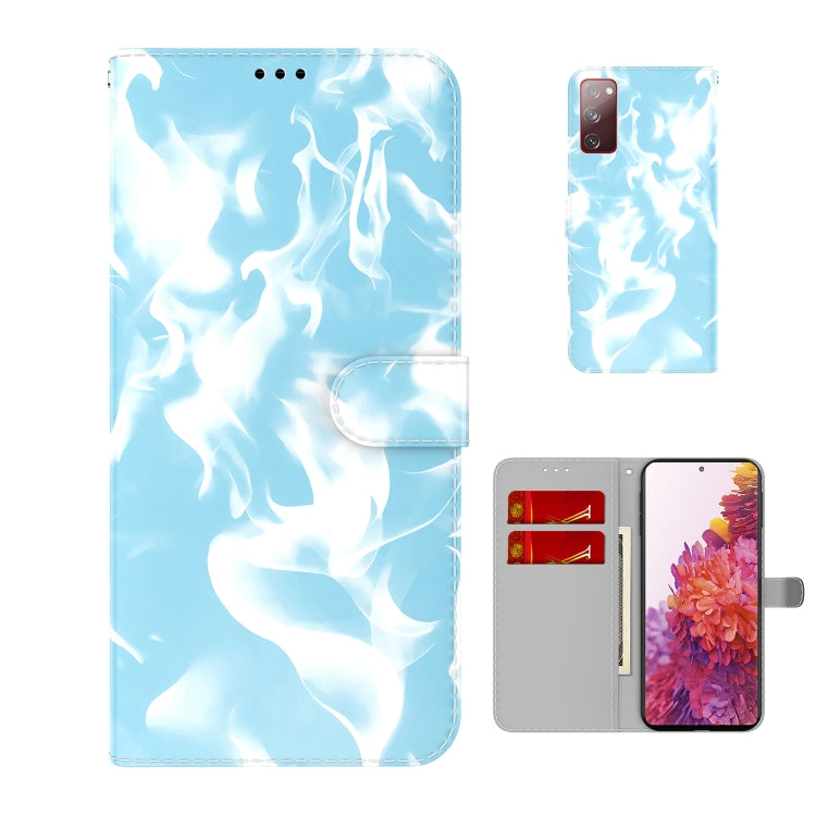 For Samsung Galaxy S20 FE Cloud Fog Pattern Horizontal Flip Leather Case with Holder & Card Slot & Wallet (Black), For Samsung Galaxy S20 FE