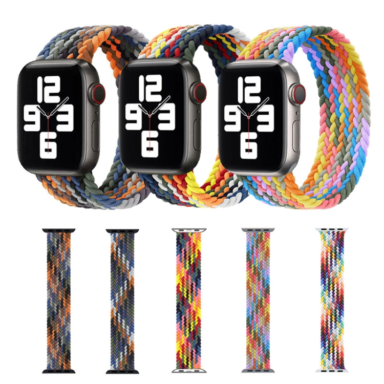 Metal Head Braided Nylon Replacement Watchbands, Size: S 135mm For Apple Watch Series 6 & SE & 5 & 4 40mm / 3 & 2 & 1 38mm, S 135mm 40mm / 38mm