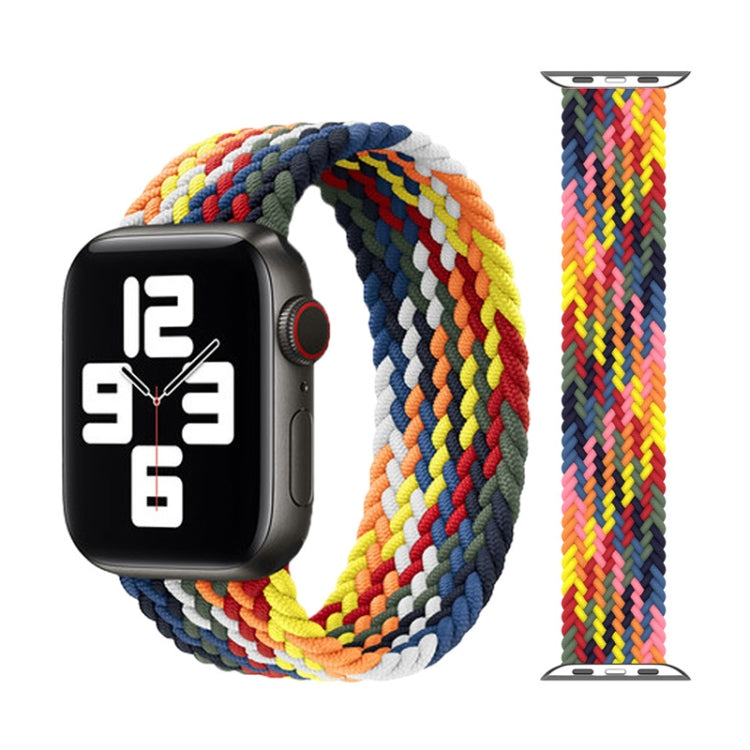 Metal Head Braided Nylon Replacement Watchbands, Size: M 145mm For Apple Watch Series 6 & SE & 5 & 4 40mm / 3 & 2 & 1 38mm, M 145mm 40mm / 38mm