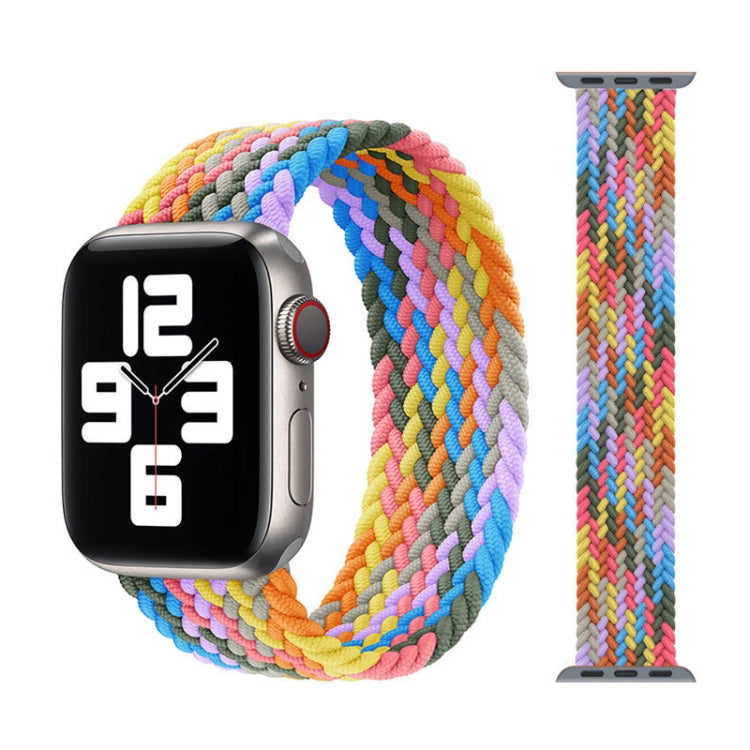 Metal Head Braided Nylon Replacement Watchbands, Size: M 145mm For Apple Watch Series 6 & SE & 5 & 4 40mm / 3 & 2 & 1 38mm, M 145mm 40mm / 38mm