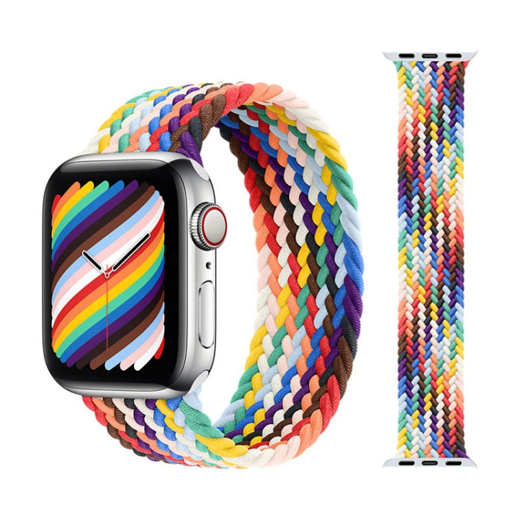 Metal Head Braided Nylon Replacement Watchbands, Size: L 155mm For Apple Watch Series 6 & SE & 5 & 4 40mm / 3 & 2 & 1 38mm, L 155mm 40mm / 38mm