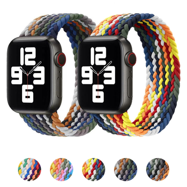 Metal Head Braided Nylon Replacement Watchbands, Size: L 155mm For Apple Watch Series 6 & SE & 5 & 4 40mm / 3 & 2 & 1 38mm, L 155mm 40mm / 38mm