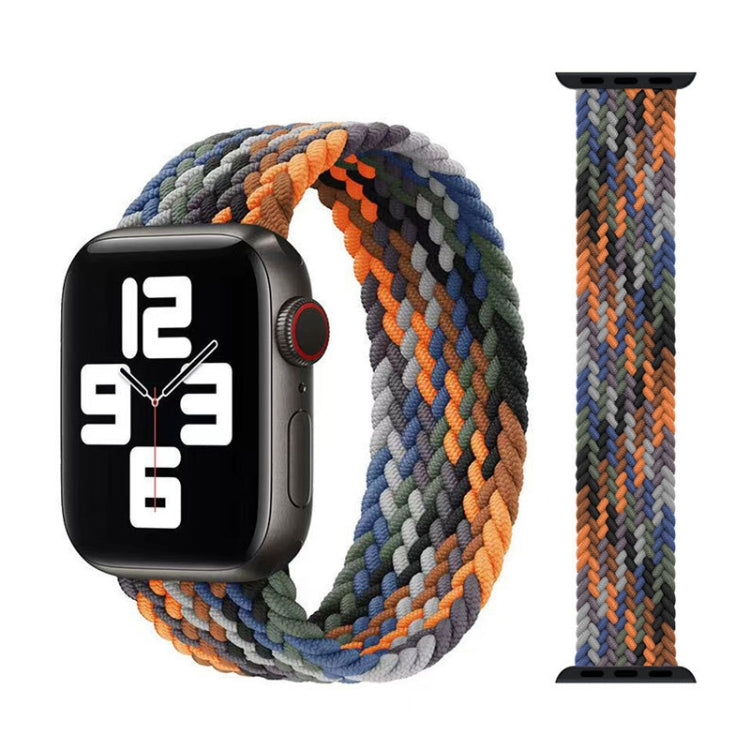 Metal Head Braided Nylon Replacement Watchbands, Size: M 155mm For Apple Watch Series 6 & SE & 5 & 4 44mm / 3 & 2 & 1 42mm, M 155mm 44mm / 42mm