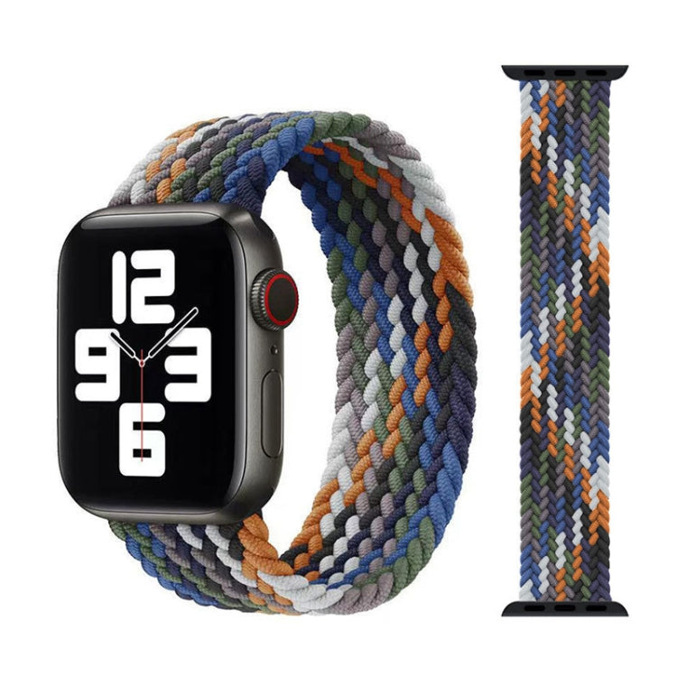 Metal Head Braided Nylon Replacement Watchbands, Size: M 155mm For Apple Watch Series 6 & SE & 5 & 4 44mm / 3 & 2 & 1 42mm, M 155mm 44mm / 42mm
