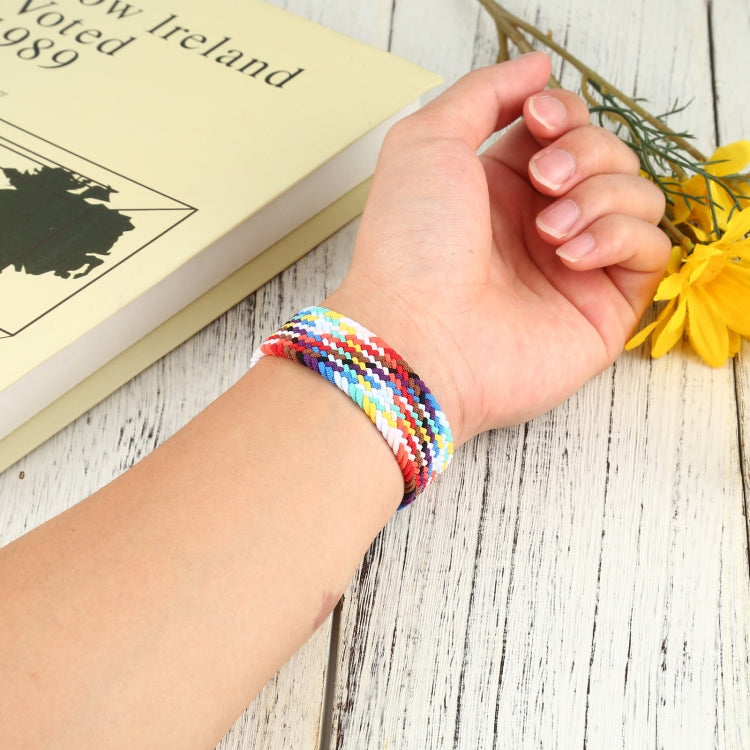 Metal Head Braided Nylon Replacement Watchbands, Size: M 155mm For Apple Watch Series 6 & SE & 5 & 4 44mm / 3 & 2 & 1 42mm, M 155mm 44mm / 42mm