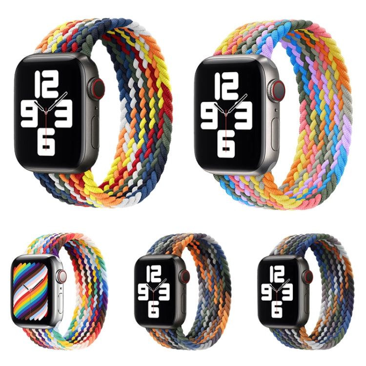 Metal Head Braided Nylon Replacement Watchbands, Size: L 165mm For Apple Watch Series 6 & SE & 5 & 4 44mm / 3 & 2 & 1 42mm, L 165mm 44mm / 42mm