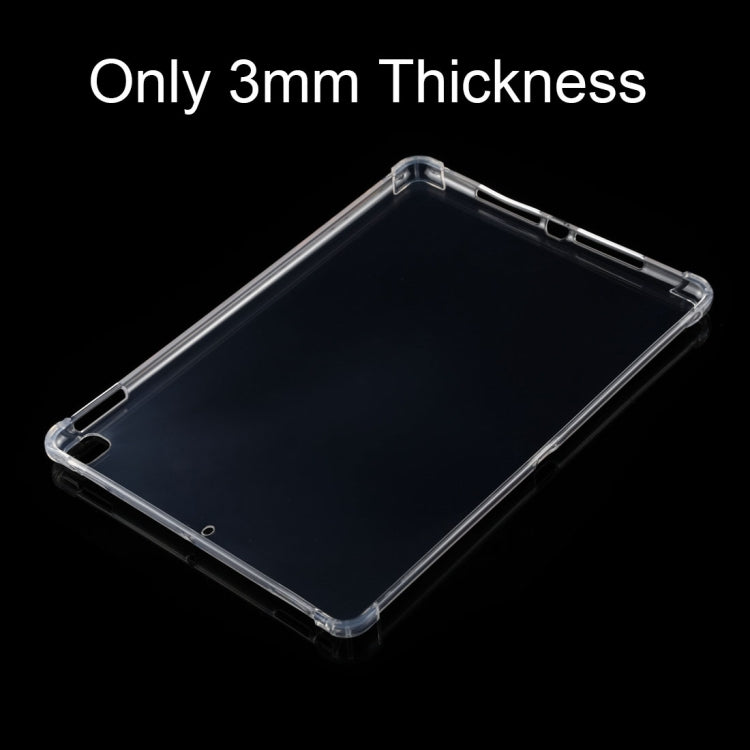 Coque transparente en TPU 3 mm pour iPad 10.2, antichoc et givrée