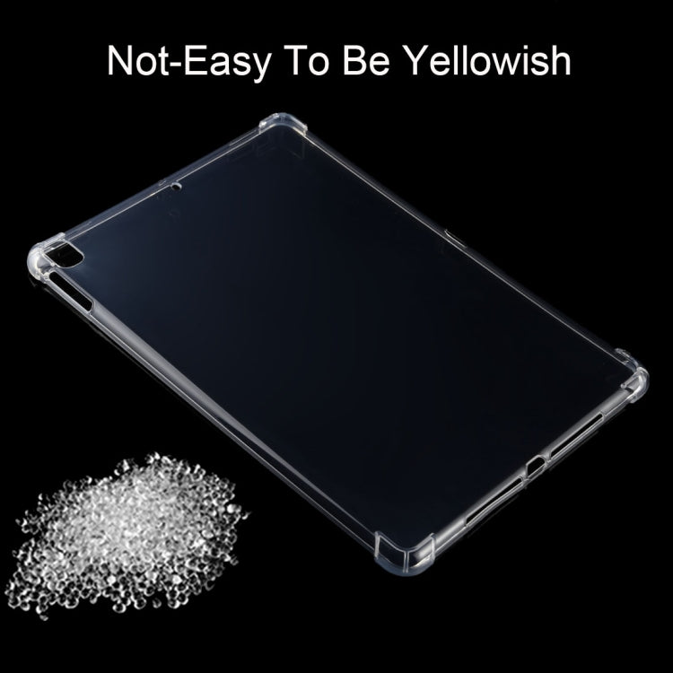 Coque transparente en TPU 3 mm pour iPad 10.2, antichoc et givrée