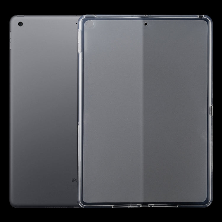 Coque transparente en TPU 3 mm pour iPad 10.2, antichoc et givrée