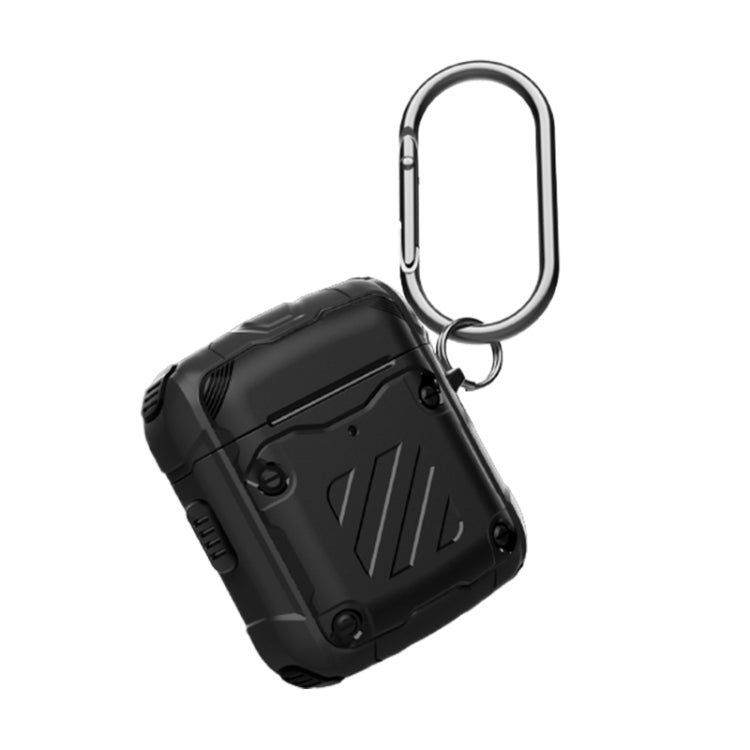 Wireless Earphones Three Defenses Transformers Second Generation Protective Case with Hook Up For AirPods 1/2, For AirPods 1/2