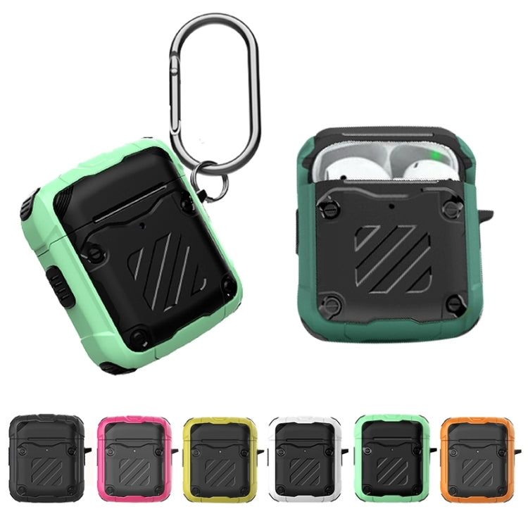 Wireless Earphones Three Defenses Transformers Second Generation Protective Case with Hook Up For AirPods 1/2, For AirPods 1/2
