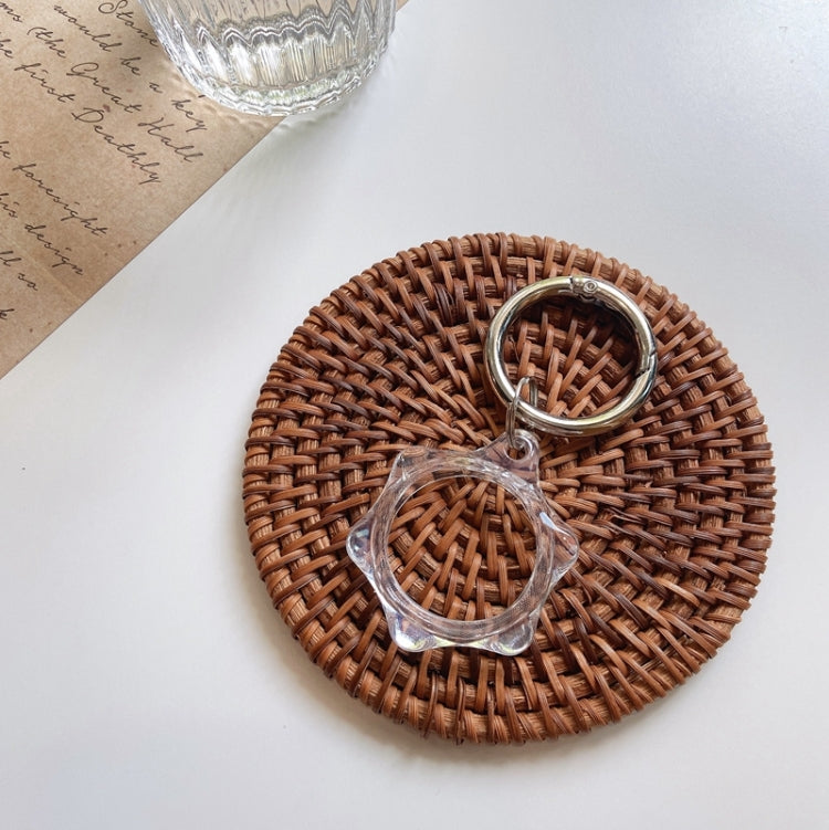 Shockproof Anti-scratch Hexagon Protective Case Cover Key Chain with Hang Loop For AirTag, Hexagon