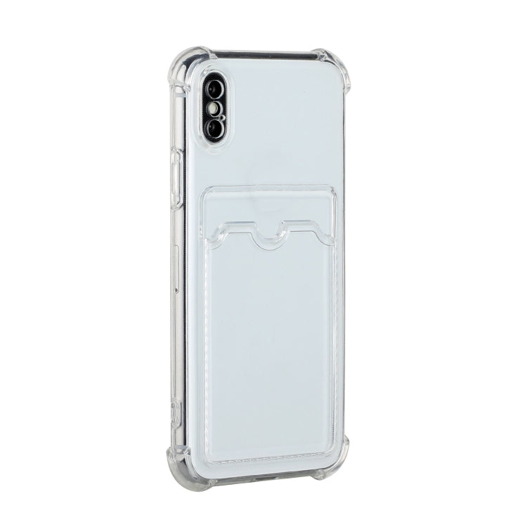 Coque arrière de protection antichoc en TPU avec emplacement pour carte, pour iPhone 8 Plus / 7 Plus, pour iPhone SE 2022 / SE 2020 / 8 / 7, pour iPhone XS / X, pour iPhone XR