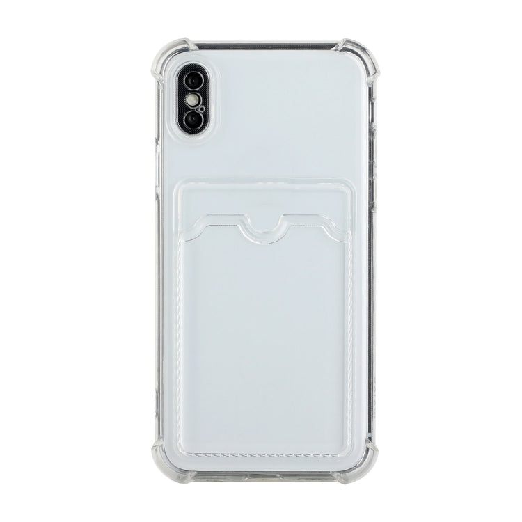Coque arrière de protection antichoc en TPU avec emplacement pour carte, pour iPhone 8 Plus / 7 Plus, pour iPhone SE 2022 / SE 2020 / 8 / 7, pour iPhone XS / X, pour iPhone XR