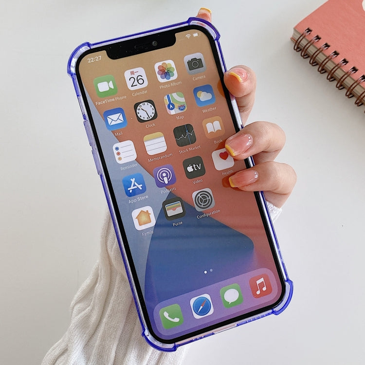 TPU Dropproof Protective Back Case with Card Slot, For iPhone XS / X