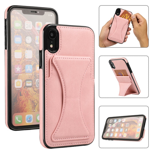 Ultra-thin shockproof protective case with metal magnetic holder for iPhone XR Samsung Galaxy S10e S20 A30