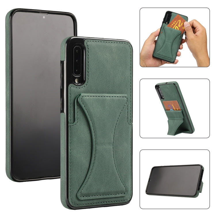 Ultra-thin Shockproof Protective Case with Holder & Metal Magnetic Function, For Samsung Galaxy A50s, For Samsung Galaxy A71, For Samsung Galaxy S10