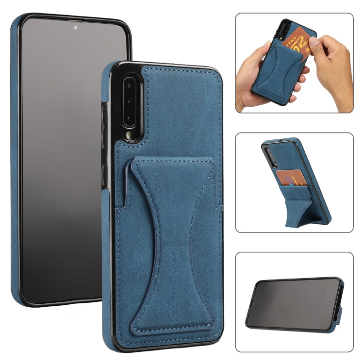 Ultra-thin Shockproof Protective Case with Holder & Metal Magnetic Function, For Samsung Galaxy A50s, For Samsung Galaxy A71, For Samsung Galaxy S10