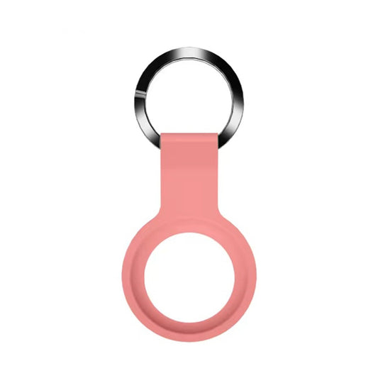 AirTag 2nd generation nestled in soft silicone case showing precise cutout access points