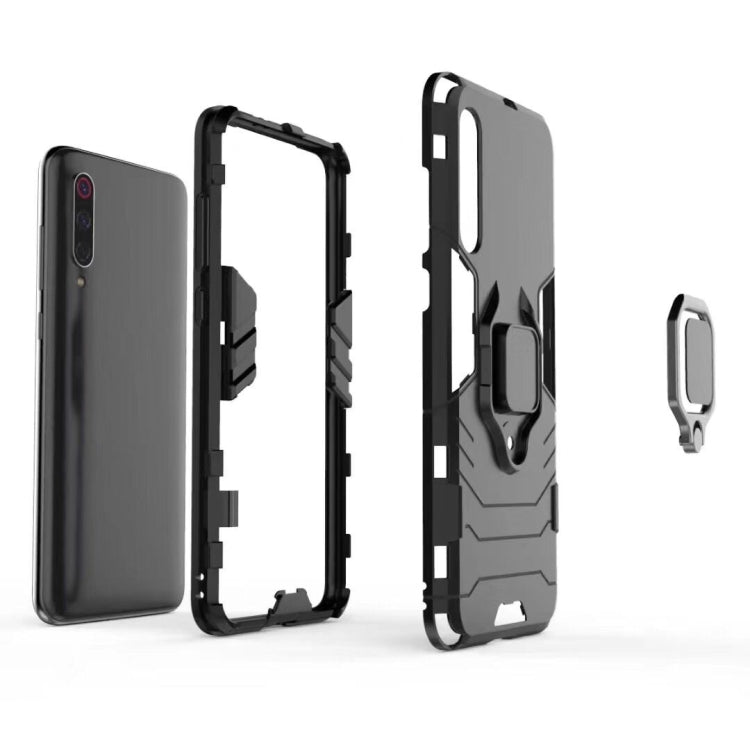 Coque antichoc en PC + TPU avec anneau magnétique pour Xiaomi Redmi 8/8A et Xiaomi 9 Pro