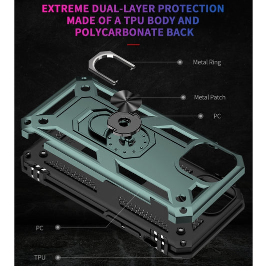 iPhone 13 protective case in landscape mode with rotating kickstand