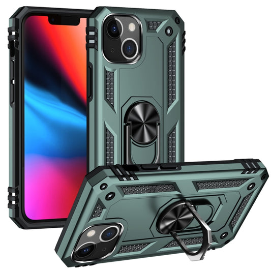 Shockproof TPU PC protective case iPhone 13 with 360 rotating holder stand