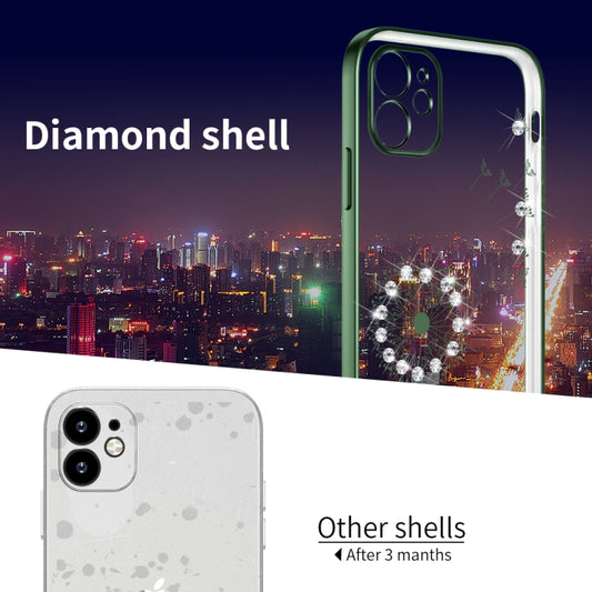 Sleek electroplated dandelion iPhone 11 case demonstrating protective edge design