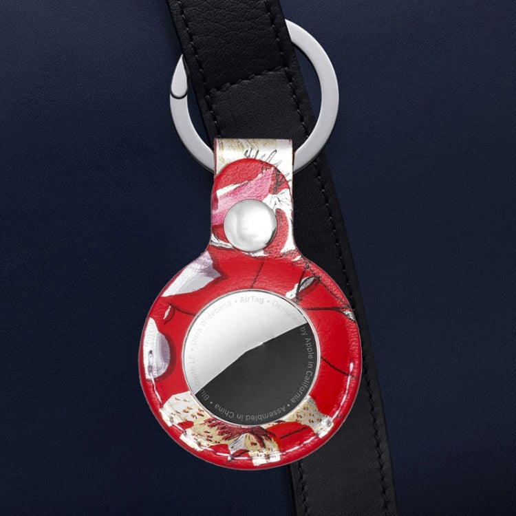 Leather Material Protective Cover For AirTag, Quick Install