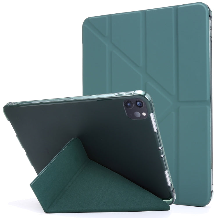 Multi-folding TPU Leather Tablet Case with Holder & Pen Slot, For iPad Pro 11 2022 / 2021, For iPad Air 13 2025 / 2024 / Pro 12.9 2022 / 2021, For iPad Air 13 2025 / 2025 / 2024 / Pro 12.9 2022 / 2021