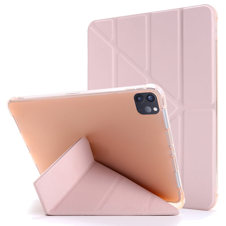 Multi-folding TPU Leather Tablet Case with Holder & Pen Slot, For iPad Pro 11 2022 / 2021, For iPad Air 13 2025 / 2024 / Pro 12.9 2022 / 2021, For iPad Air 13 2025 / 2025 / 2024 / Pro 12.9 2022 / 2021