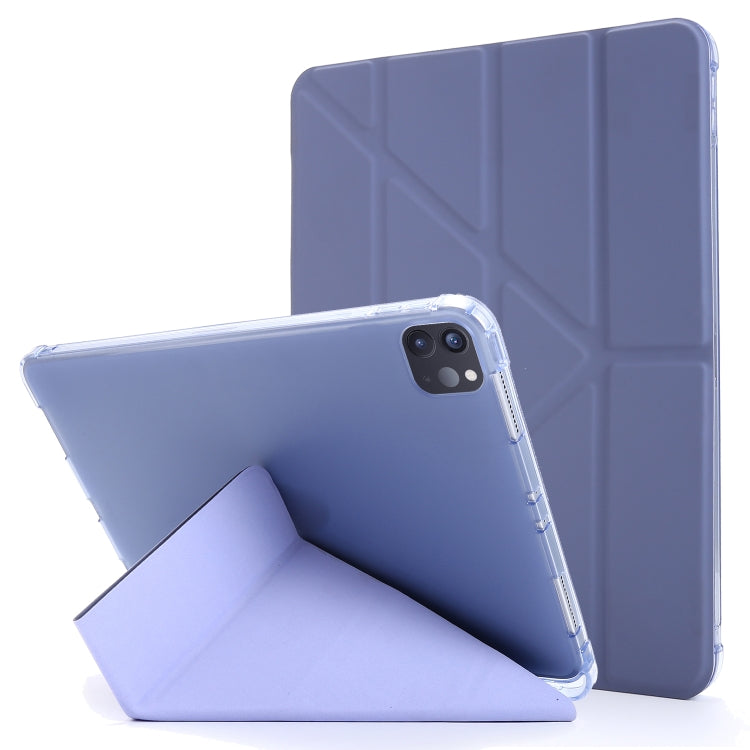 Multi-folding TPU Leather Tablet Case with Holder & Pen Slot, For iPad Pro 11 2022 / 2021, For iPad Air 13 2025 / 2024 / Pro 12.9 2022 / 2021, For iPad Air 13 2025 / 2025 / 2024 / Pro 12.9 2022 / 2021