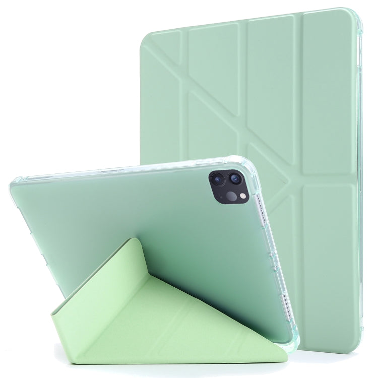 Multi-folding TPU Leather Tablet Case with Holder & Pen Slot, For iPad Pro 11 2022 / 2021, For iPad Air 13 2025 / 2024 / Pro 12.9 2022 / 2021, For iPad Air 13 2025 / 2025 / 2024 / Pro 12.9 2022 / 2021