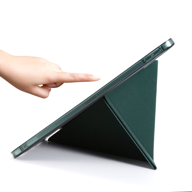 Multi-folding TPU Leather Tablet Case with Holder & Pen Slot, For iPad Pro 11 2022 / 2021, For iPad Air 13 2025 / 2024 / Pro 12.9 2022 / 2021, For iPad Air 13 2025 / 2025 / 2024 / Pro 12.9 2022 / 2021