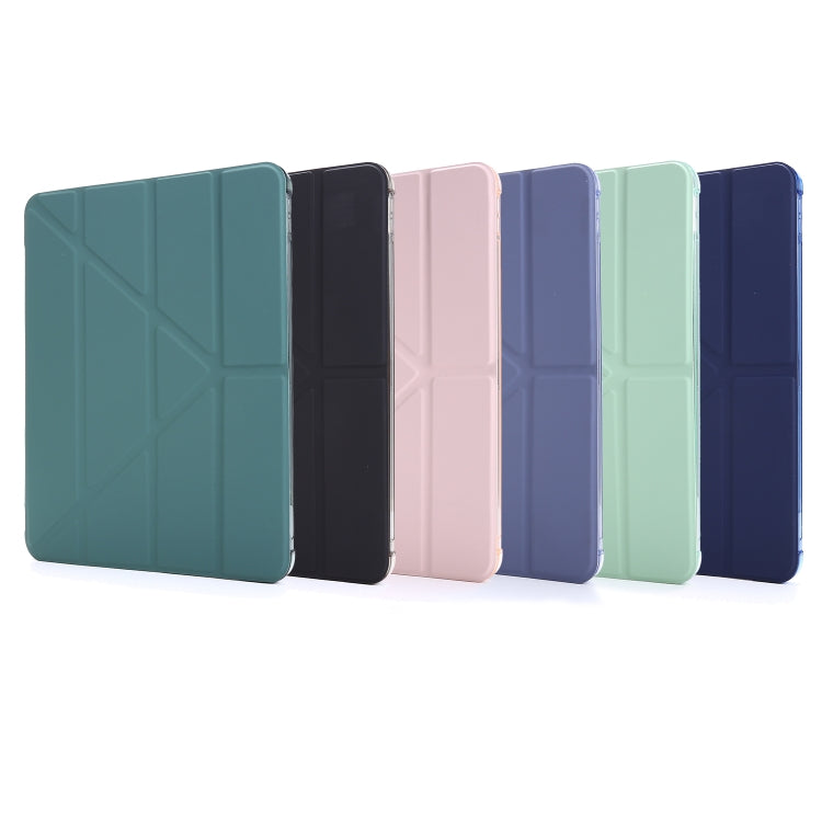 Multi-folding TPU Leather Tablet Case with Holder & Pen Slot